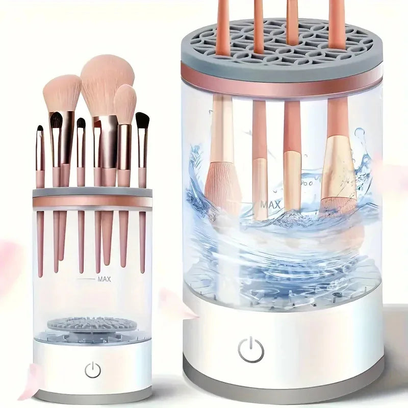 CleanPulse – Nettoyeur Électrique de Pinceaux Maquillage | Propre en 30 Secondes